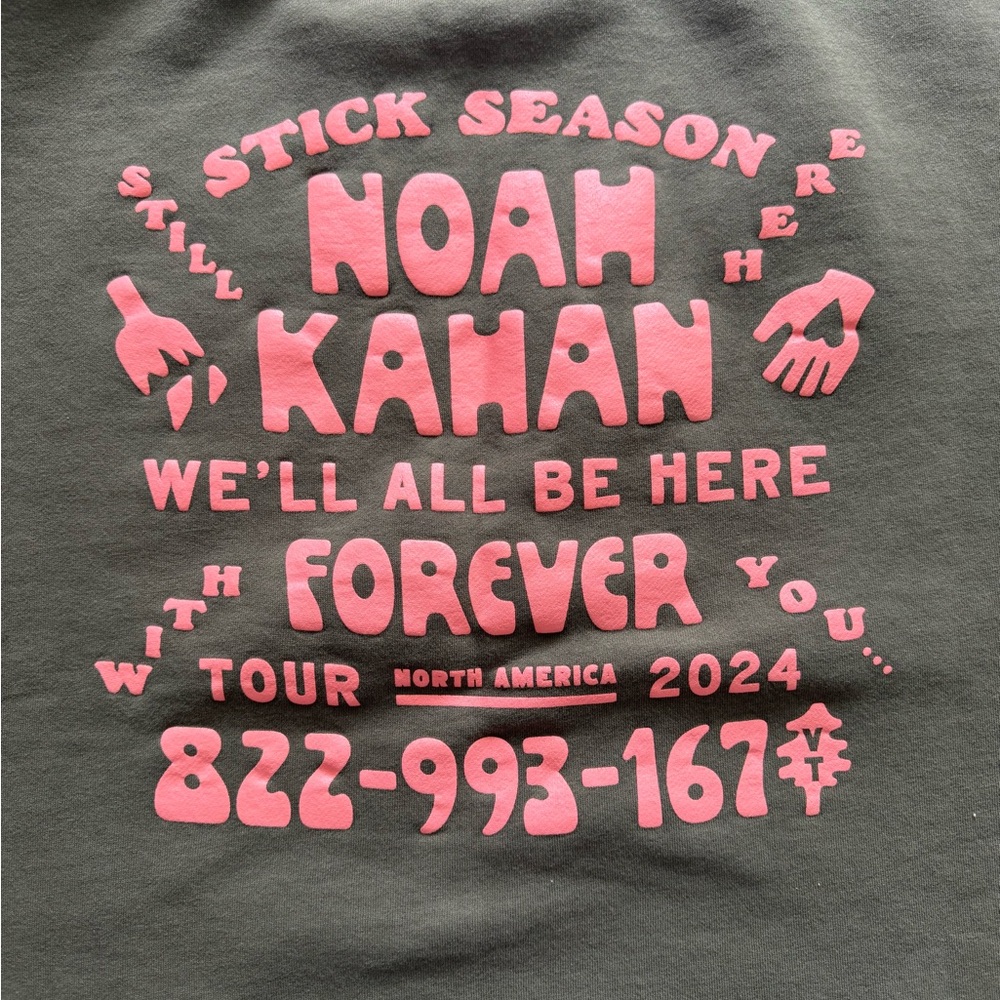 NOAH KAHAN Olive Green Crewneck Sweatshirt - XL - Picture 5 of 5
